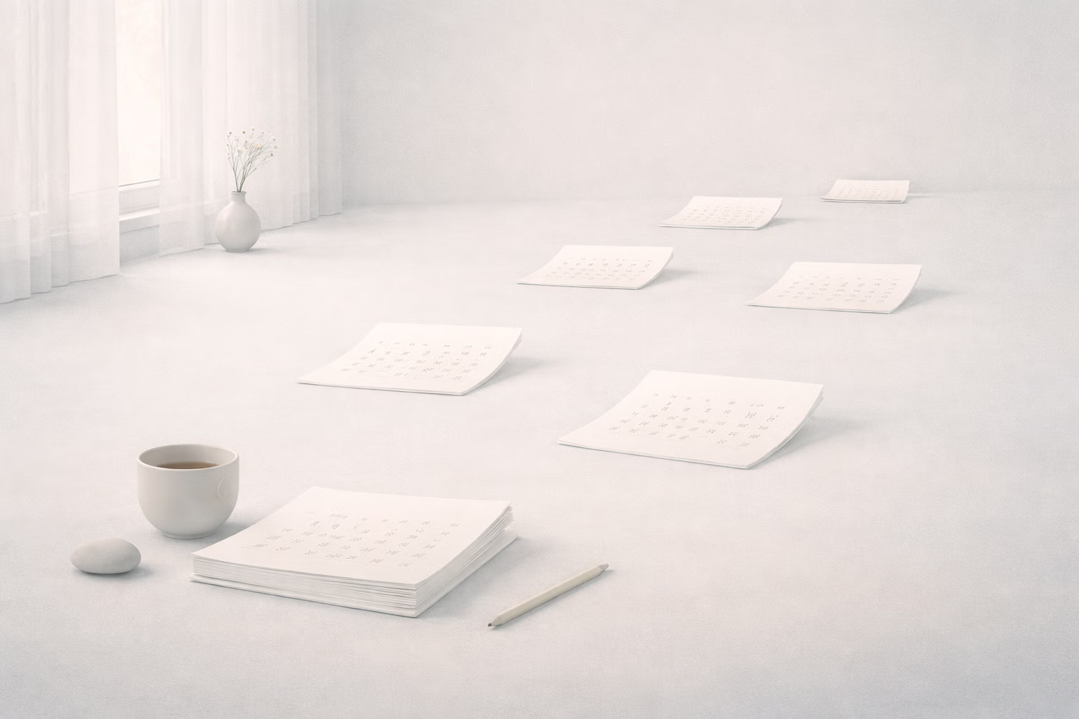 Space Appearing Between Moments