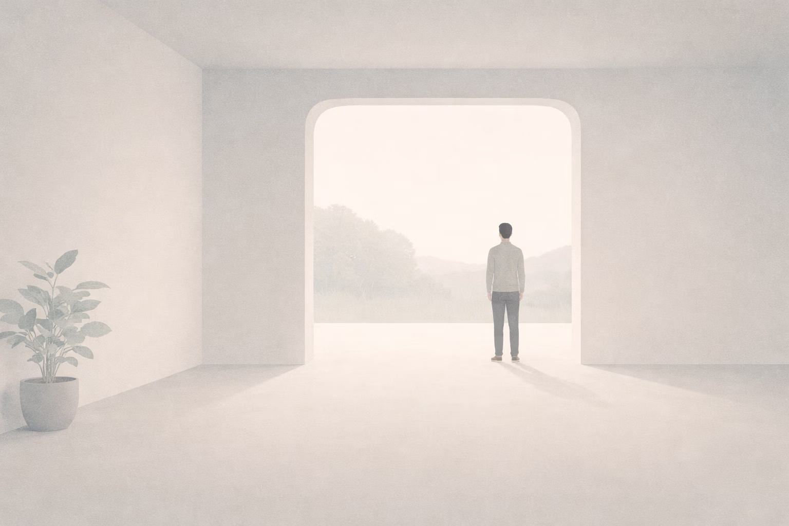 The Body Standing Down Gradually