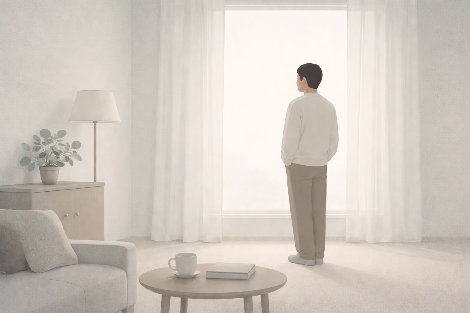 Looking Away to Stay Steady