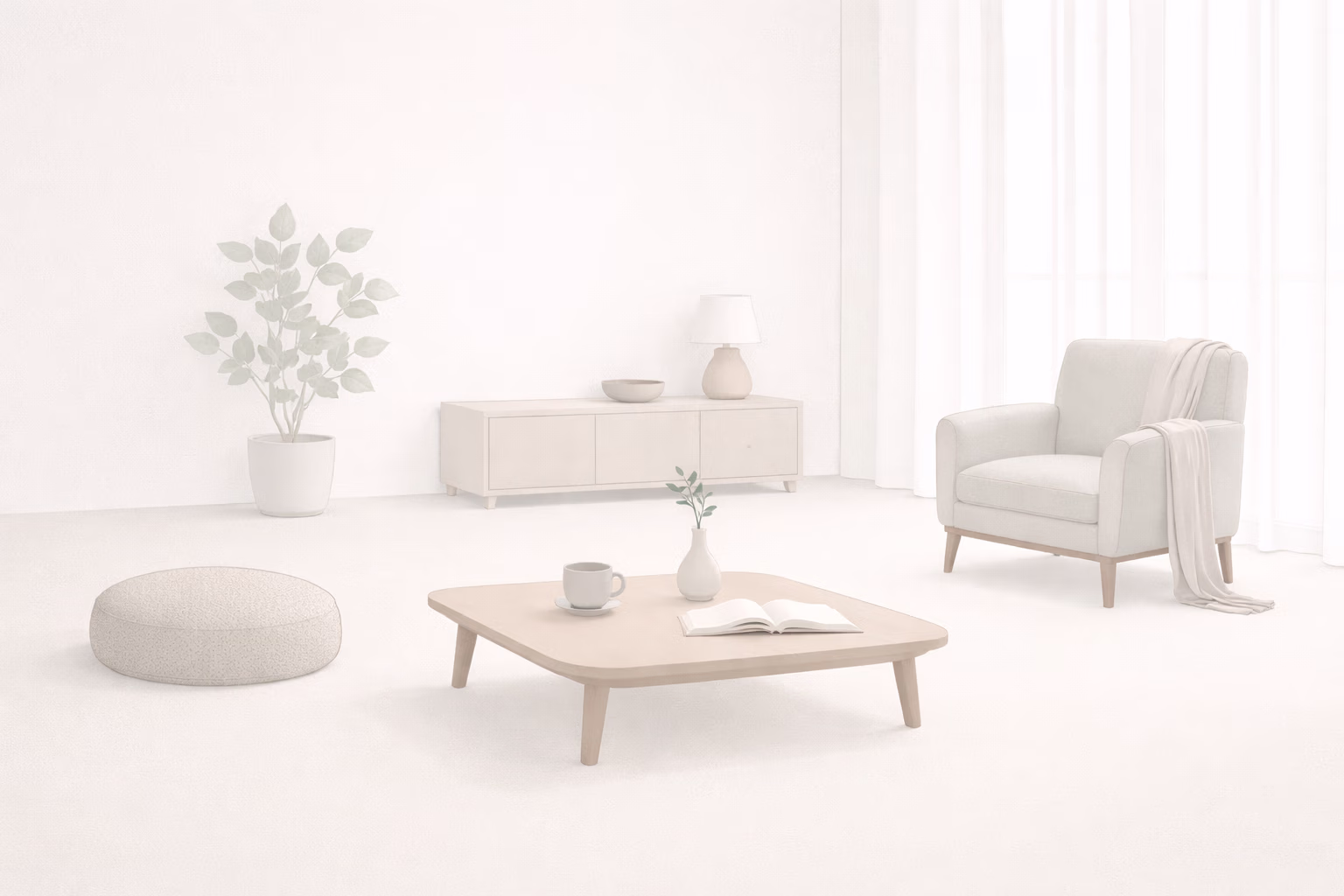 Nothing Competing for Attention