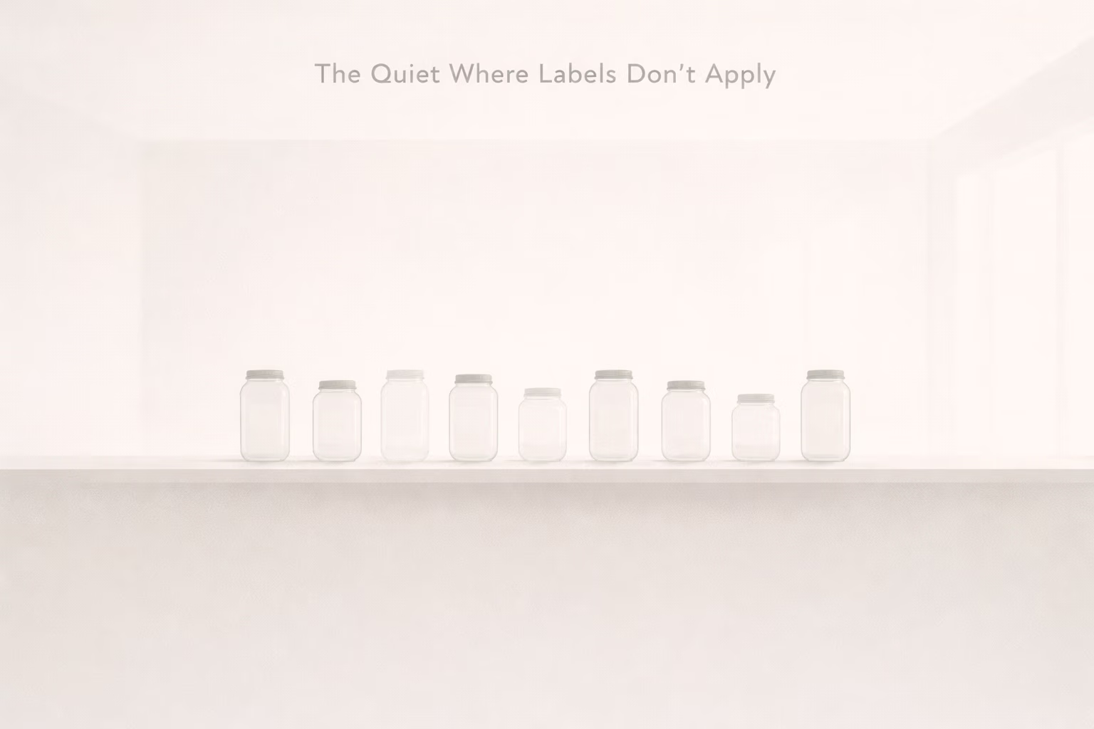 The Quiet Where Labels Don’t Apply