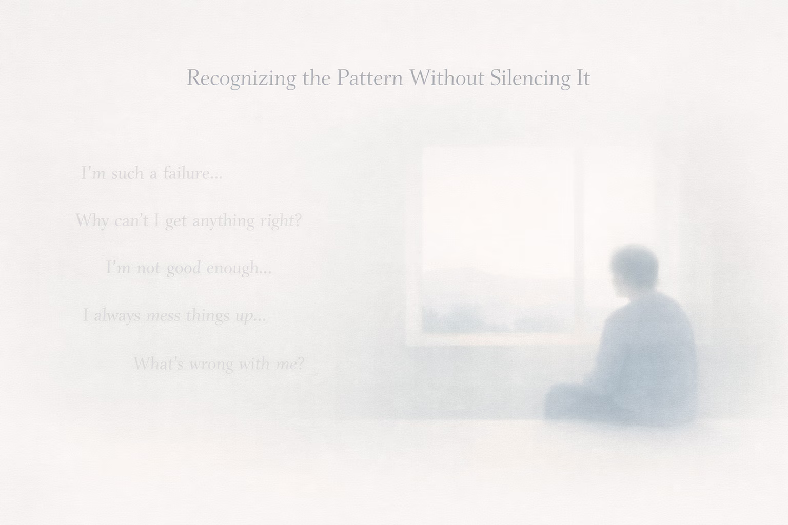 Recognizing the Pattern Without Silencing It