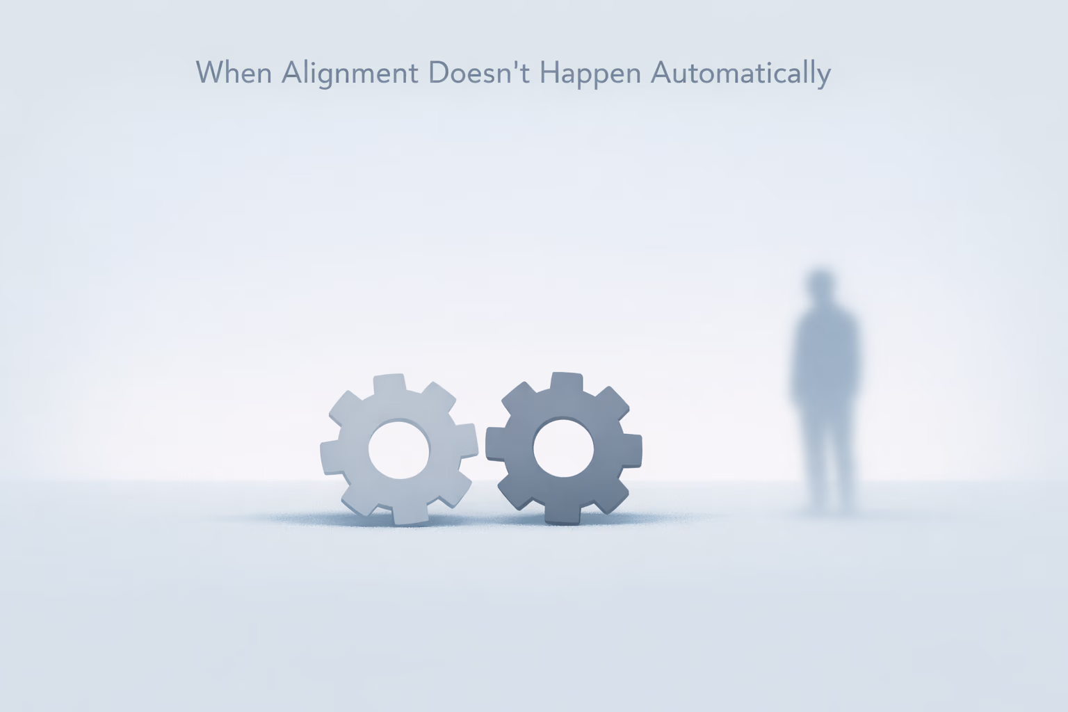 When Alignment Doesn’t Happen Automatically