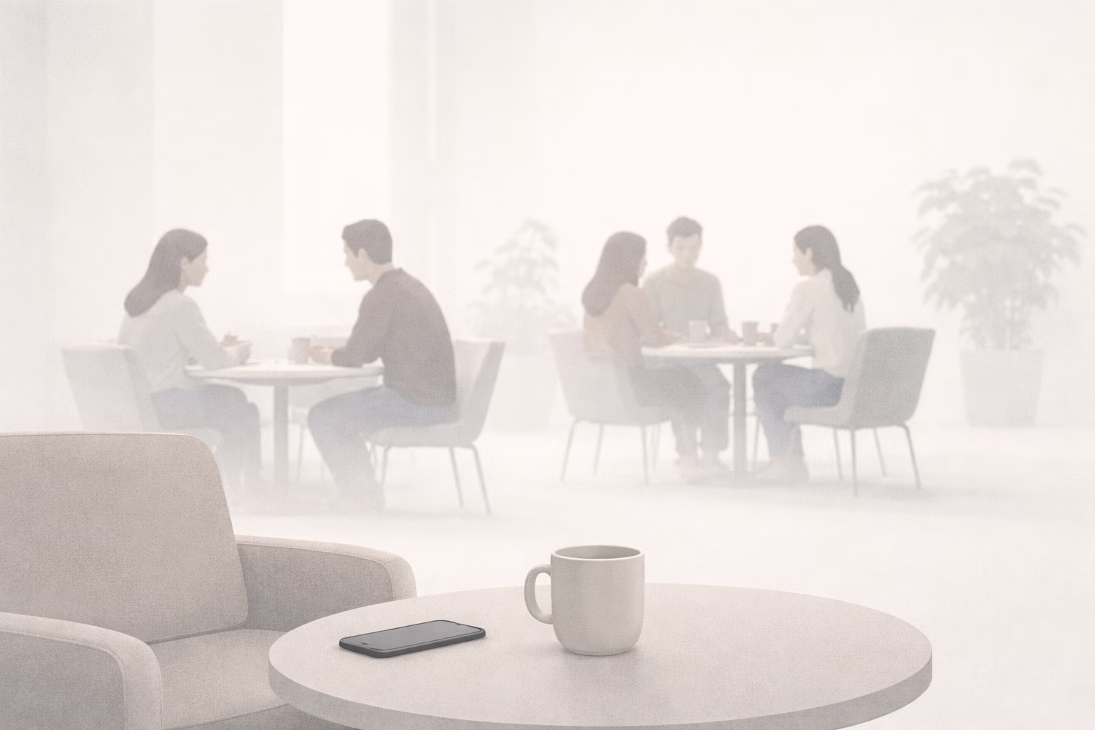 Being With People Without Feeling With Them