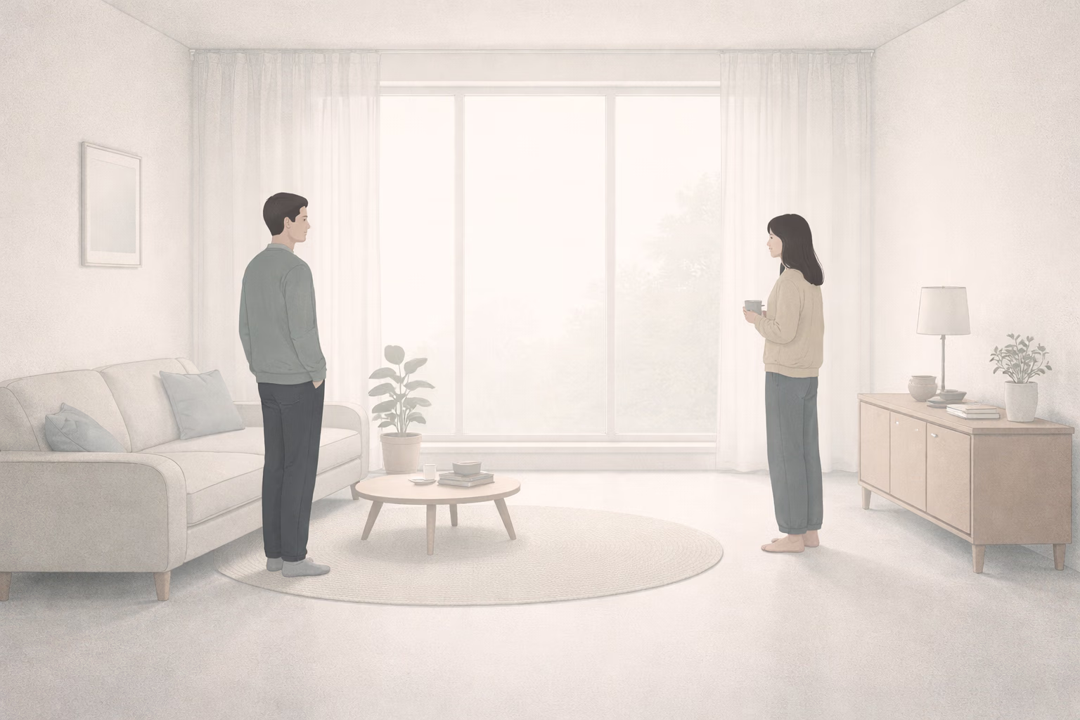 The Experience of Standing Slightly Apart