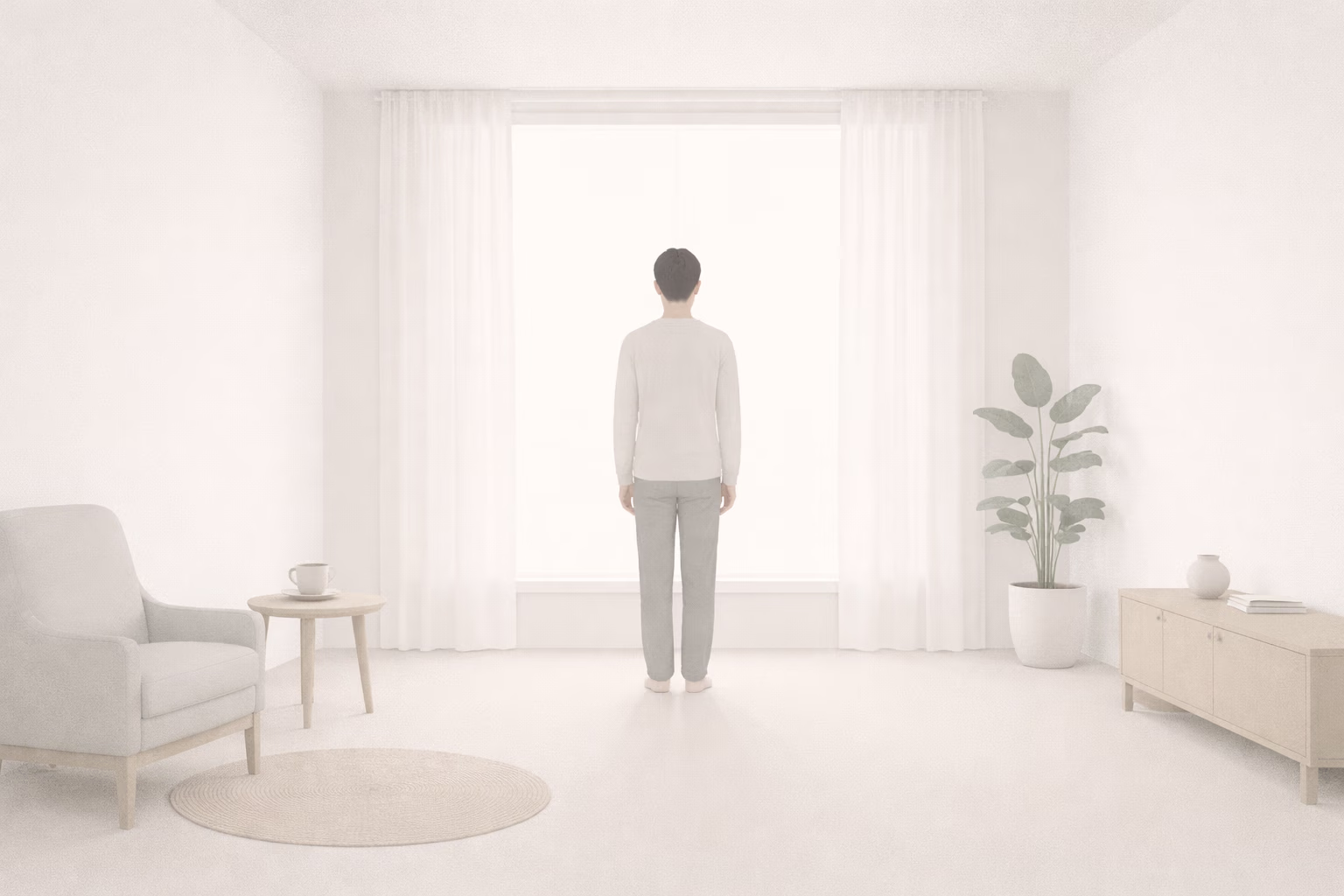 Standing Without Adjusting Anything