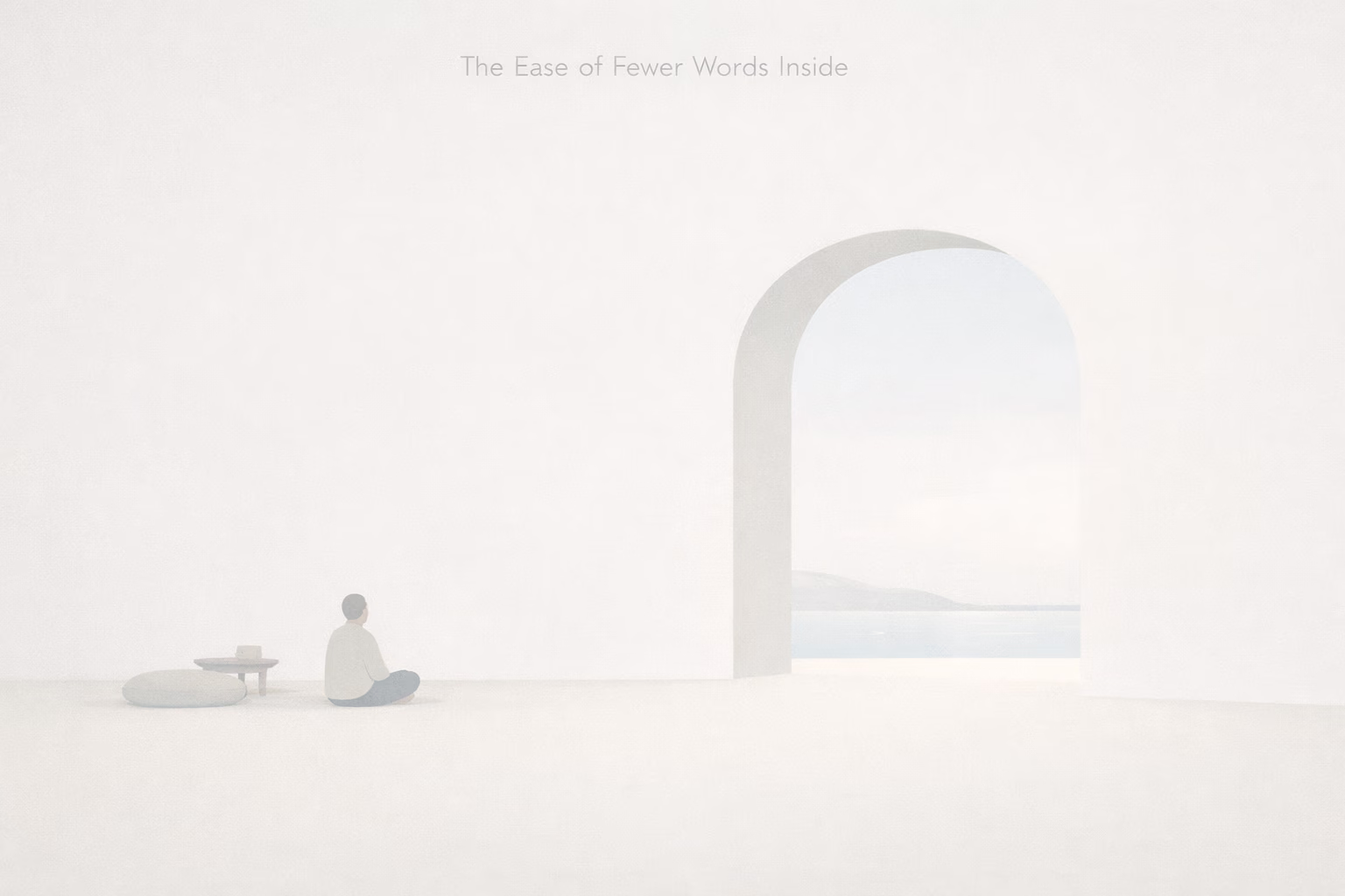 The Ease of Fewer Words Inside