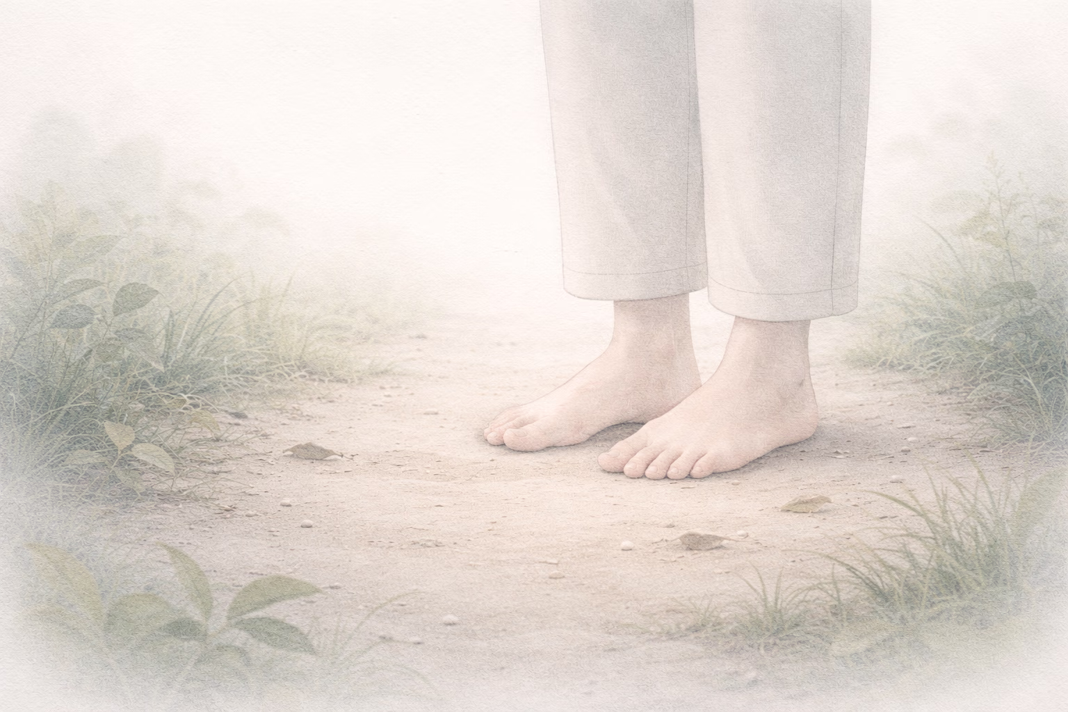 Noticing the Ground Without Searching