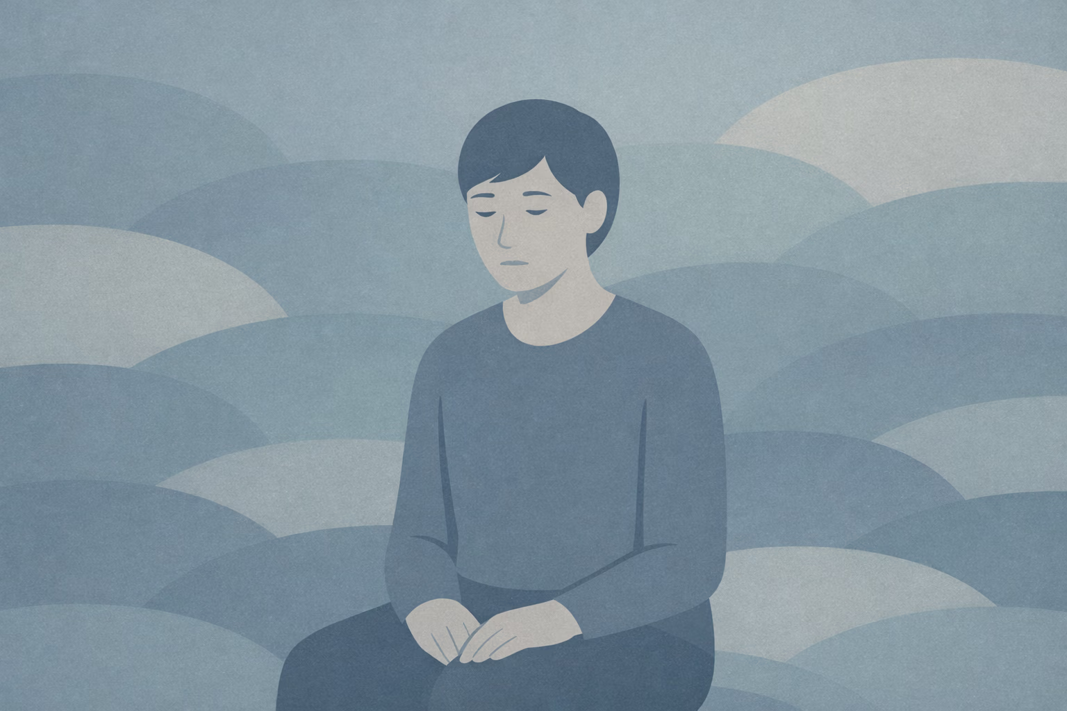 Chronic emotional numbness habit