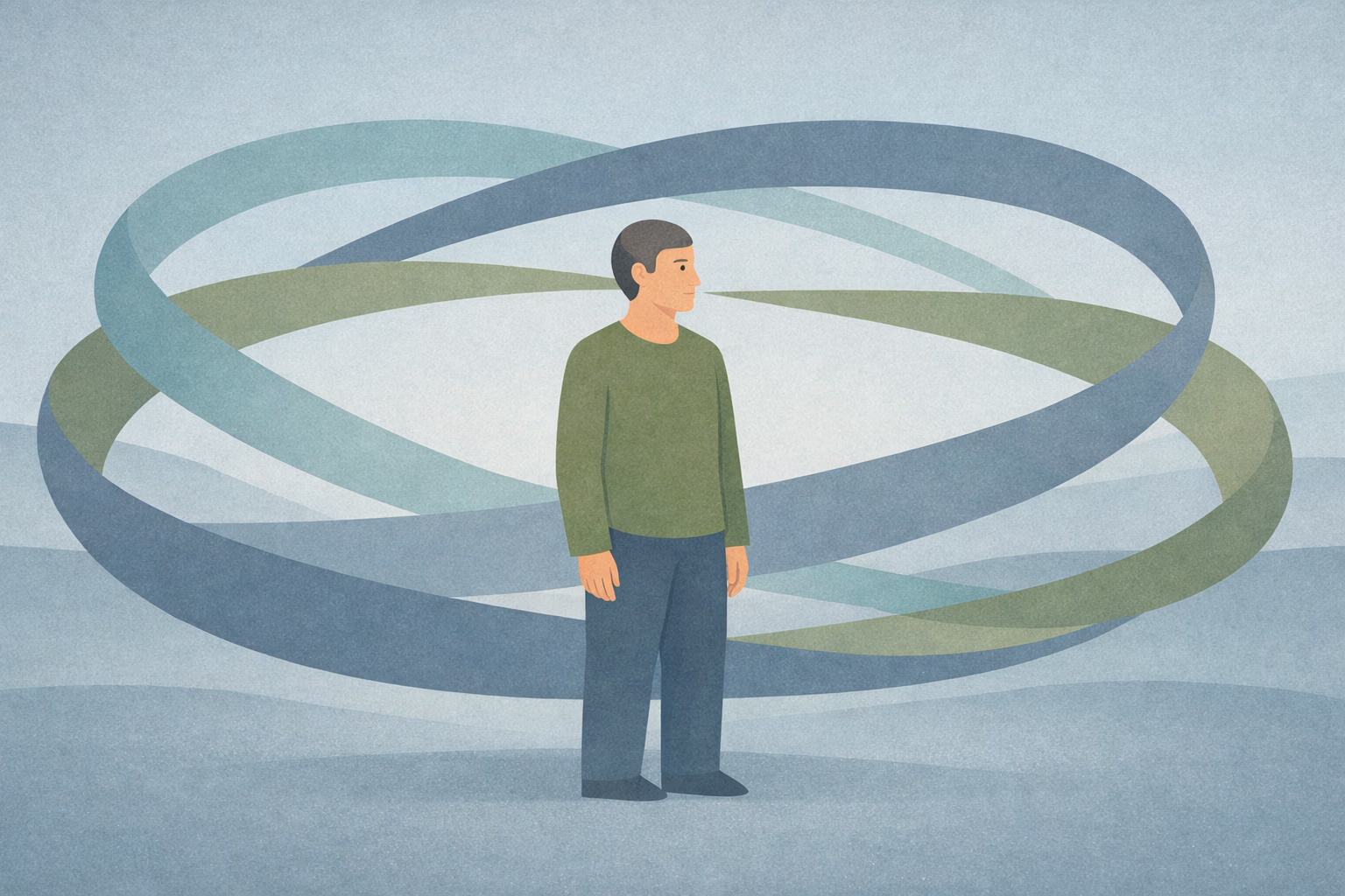 News addiction and chronic stress loops