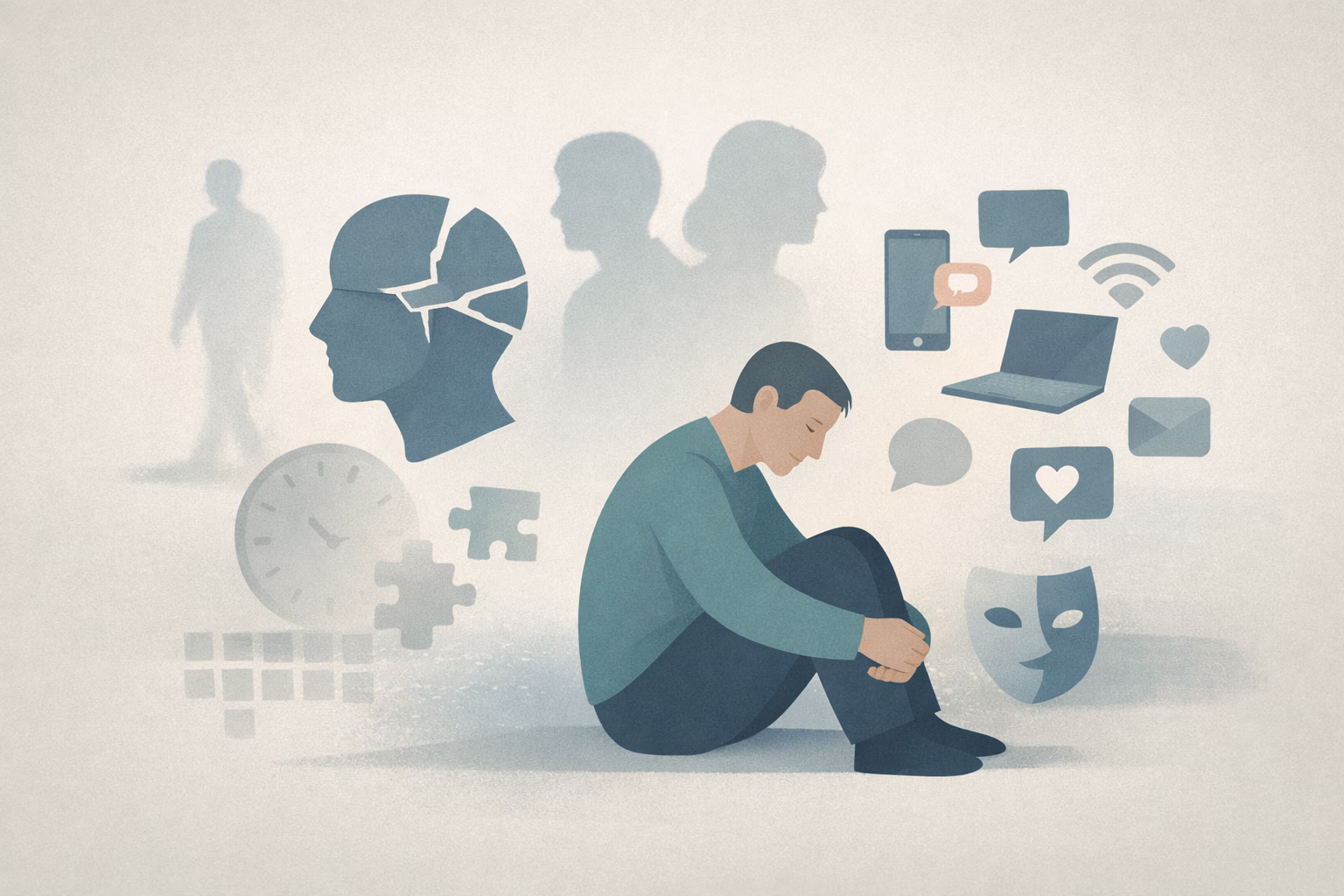 Midlife identity collapse in the digital era