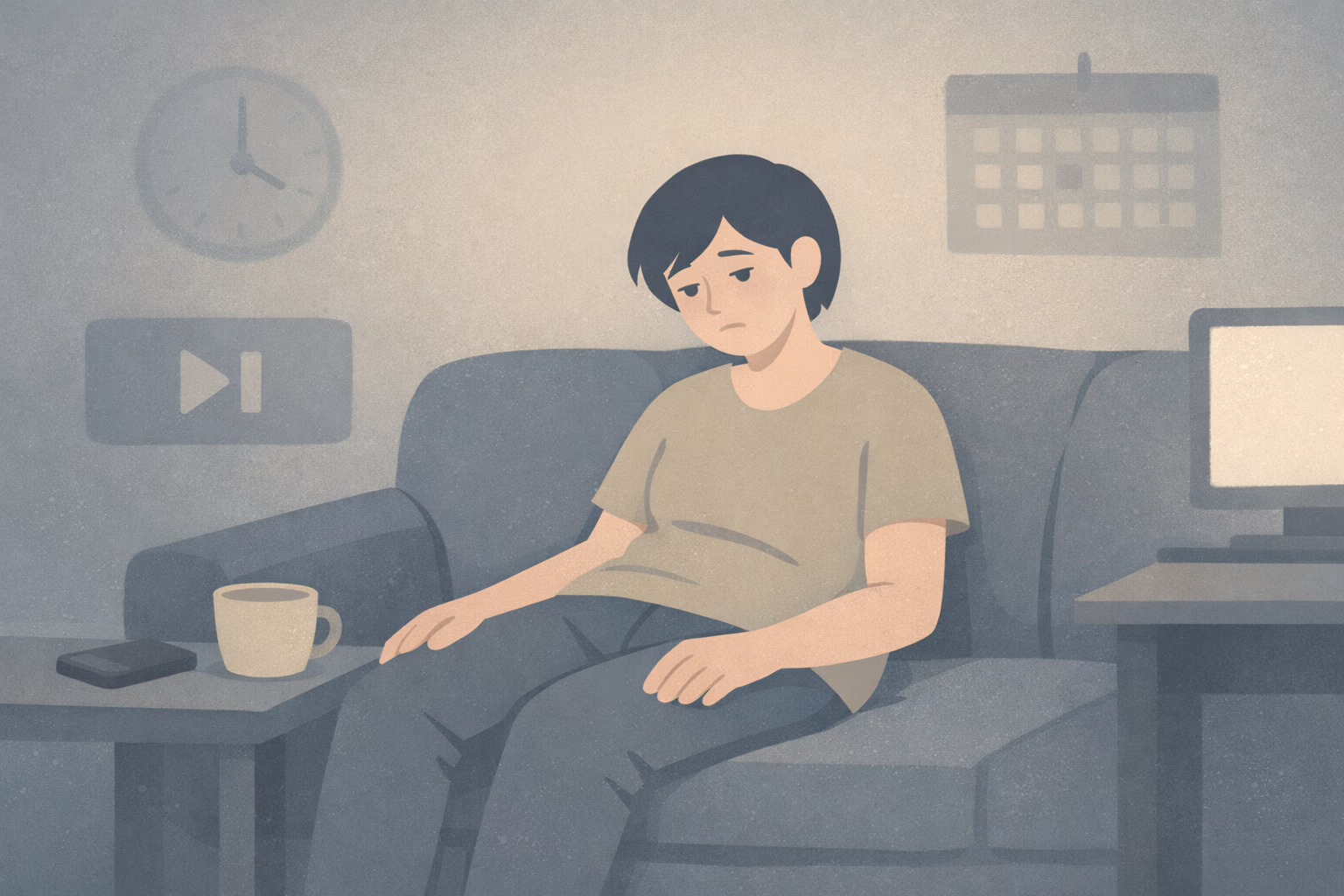 Sedentary lifestyle mood dysregulation