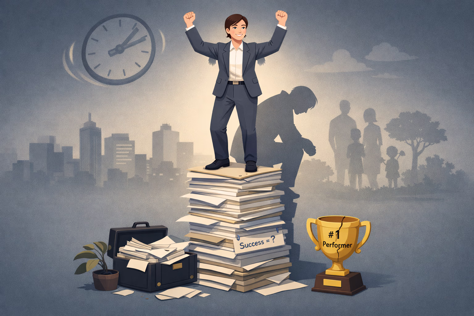 Workaholism illusion of success