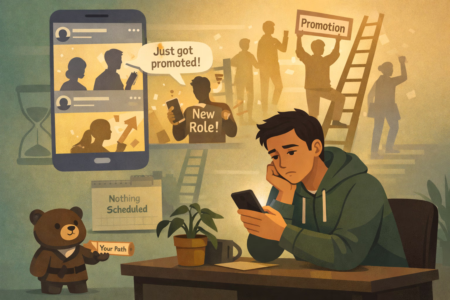 Career FOMO status anxiety