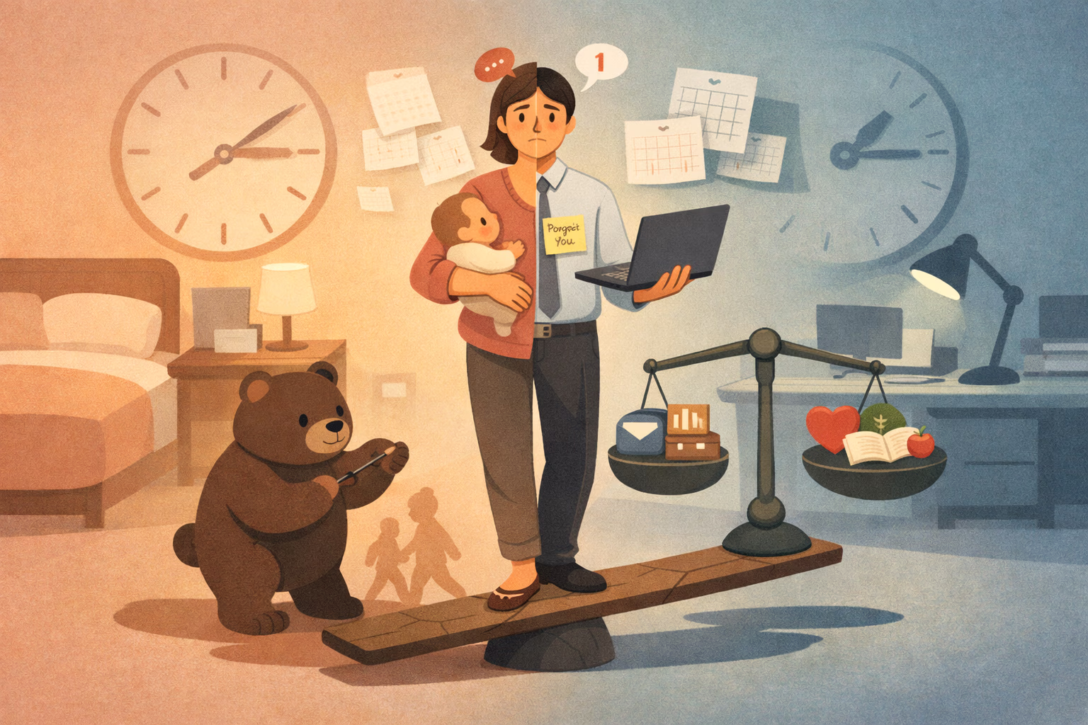 Illusion of work-life balance